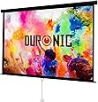 Duronic MPS80/ 43 Rolloleinwand / 80" / 4:3/163 x 122 cm / 4 K Full HD 3D / Verstärkung 1.0 / Projektor Leinwand/Beamer Leinwand/Heimkino, Büro, Präsentationen, Schulen, Events