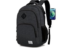 TAN.TOMI Handgepäck Rucksack, Laptop Rucksack Hohe Kapazität, Schulranzen mit USB-Schnittstelle zum Aufladen, Rucksack Herren für Laptops, Reiserucksack für Studenten, Büroangestellte,Reisen