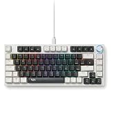 Gameagle 75% RGB Mekanik Gaming Klavye, Double Shot Dayanıklı Tuş Takımı, 26 Tuş Anti-Ghosting, Ekstra Tuş Takımı, N-Key Roll