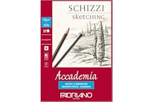 Fabriano A4 accade Esqui carta da disegno 21 x 29.7 cm bianco