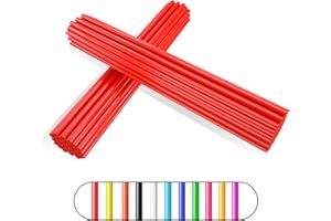Spoke Covers Spoke Skins,PSLER 72pcs Wheel Rim Trim Wrap Reusable Protector Covers for Wheelchair Mountain Motorbike - Red Spoke Covers