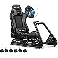 GTPLAYER Racing Simulator Cockpit with Seat, Sim Racing Cockpit Multi-function Adjustable Gaming Wheel Stand for G25 G27 G29 G920 G923 T300 PS5 PS4 Xbox, Without Wheel, Shifter & Pedals