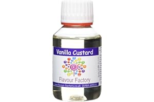 Flavour Factory Intense Food Flavouring, Vanilla Custard, 100 ml