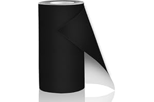 CAHOMO Patch di Riparazione in Pelle, 10x160 cm Toppe per Riparazione Autoadesive in Pelle,Kit di Riparazione in Pelle per Divani,Seggiolino Auto,Borse,Giacche Riparazione e Ristrutturazione,Nero