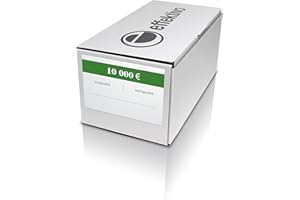 effektivo, 10374, fascette per banconote da 100 euro (100 x 100 euro), 1000 pezzi