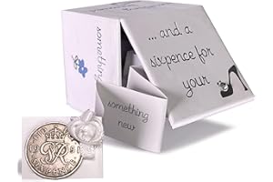 Kitted Out Brides Lucky Sixpence | Wish the Bride Good Luck | Charm Gift