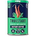 TrueStart Barista Grade Lightly Caffeinated Instant Coffee - 100g (55 Cups), Premium Freeze Dried, Smooth Rich Coffee Beans Roast, 100% Full Flavour