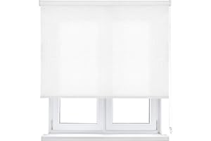 VIEWTEX | Estor Enrollable Traslúcido Shape Blanco 180 X 250cm |Estores para Puertas y Ventanas | Fabricado en España | Garantia 5 años