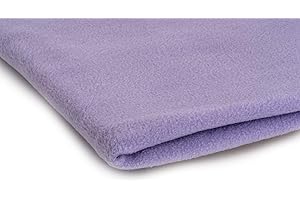 ORIENT FASHION Telas Polar tela de lana, prendas de punto 200 g/m² - Disponible en una variedad de colores - 50 x 160 cm (Brezo)