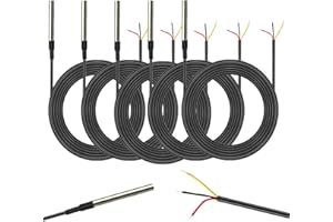 GIAK DS18B20 Sensore Di Temperatura 5 SZTUK 5 Metro Sensore Temperatura Arduino Impermeabile dla Arduino e Malina Pi