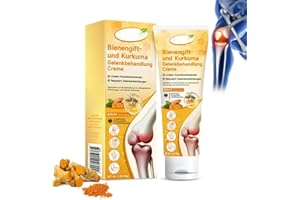 SZXLSP Furzero Bienengift Und Kurkuma Gelenkbehandlung Creme, Furzero Bienengift Creme, Furzero Bienengiftsalbe Gegen, Bee Venom Creme, Bienengiftcreme Zur Schmerzlinderung (1PC-A)