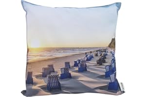 CB Home & Style Outdoor Garten Kissen Wasserabweisend 45 x 45 cm Strand (Strandkörbe)