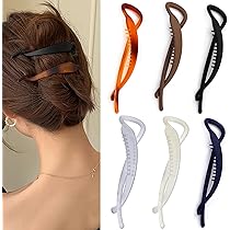 MIO Leopard Classic 13cm Large Banana Clips Non Slip Plastic Banana Hair Claw Ve - Foto 5