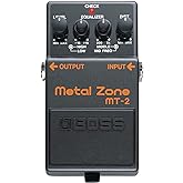 Boss MT-2 Metal Zone distorsiyon gitar pedalı | Gitar ve bas i&ccedil;in iki kademeli kazan&ccedil; ve aktif &uuml;&ccedil; bantlı ekolayzer ile y&uuml;ksek
