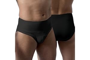 Beman 602 - Slip Erniario Inguinale Uomo Contenitivo a Compressione Graduata Rinforzo Interno in Cotone, Sportivo Contenimento Ernia Inguinale Uomo