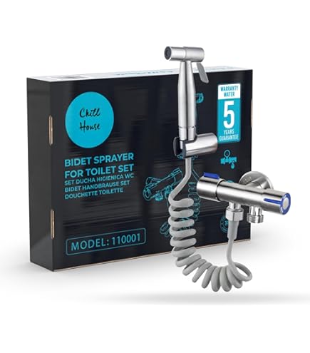 Bidet Handdouche koud en warm voor toilet en badkamer - G1/2 ventiel armaturen WC adapter wassen roestvrij staal douchekop luier douche dierenbad waterbesparende muur Bidet Handdouche koud en warm voor toilet en badkamer - G1/2 ventiel armaturen WC adapter wassen roestvrij staal douchekop luier douche dierenbad waterbesparende muur