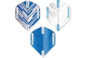 RED DRAGON Packs de sélection de vol de fléchettes Hardcore Players - 3 Ensembles par Pack (9 Vols de fléchettes au Total)