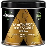 Magnesium Complex - 3000mg-200 Capsules Triple Magnesium - Energy, Wellness | Magnesium Bisglycinate, Citrate and Malate with