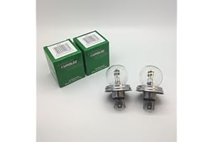 2 x Eurolec 410 R2 12v 45/40w P45T Halogen Car Headlight Headlamp Bulb