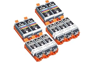 HenceBuy PGI 35 CLI 36 tusz kompatybilny z Canon PGI-35 CLI-36 Ink Cartridge do Pixma IP100, IP110, IP110, IP110 + Battery IP110 Series MINI260, TR150, IP100V, IP110, Battery, 260, Mini 10 wkładów do