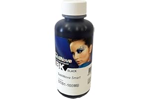 INK EXPRESS Ink Tec Sublinova Smart DTI Dye Sublimation Inks 100ml Black Bottle