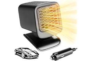 Mupkvy Auto Heizung, Tragbare Autoheizung, 12V 150W Anti Beschlag Heizung 2 in 1 Schnelles Aufheizen Kühlung für Auto, Windschutzscheibe Defroster