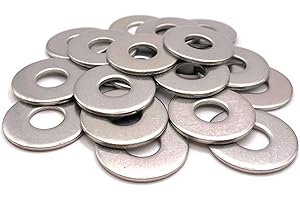 Rondelle in metallo M8 Inox Ø esterno 24 mm | Rondella piatta larga M8 x 24 mm | Acciaio inossidabile A2 (V2A/304) norma DIN 9021 | Legno/metallo/dadi, viti/ecc: Set di 20 pezzi - ProRaje