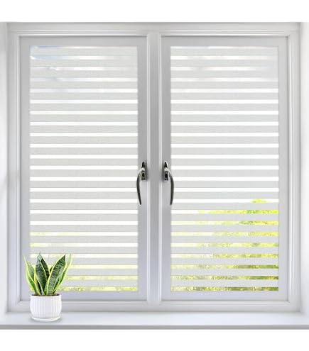 Film décoratif pour Verre (Croix, 90 x 400 cm) adhésif sans Colle Anti-UV sans résidu Application Facile Fenêtres de Douche Adhérence Statique Amovible réutilisable