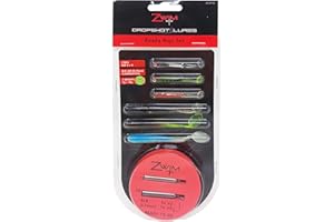 ZWIM ZWIM Dropshot Lures & Ready Rigs Set, 6 Soft Lures, 2 Pre-tied Micro Barbed Rigs, 7g & 10g Weights [20-0710]