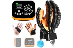 EMFOCU Aktualisierte Hand Funktion Rehabilitation Roboter Handschuhe, Hand-Therapie-Handschuh, Finger Rehabilitation Training Roboter Handschuhe, Schlaganfall Hemiplegie Rehabilitation Handschuh.