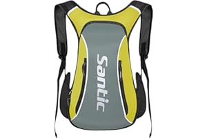 Santic Zaino Ciclismo Ultraleggero Zaino Bicicletta MTB Piccolo Zaino Bici Mountain Bike 15 Litri per Uomo e Donna