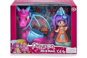 Pinypon - Reine et Dragon Volant pour Enfants à partir de 4 Ans (Famosa 700015547)