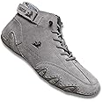 Zixer Original© Premium Italian Heritage Suede Velcro Leather Casual Sneakers for Men's High Top Outdoors for Men