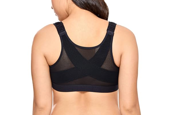 DELIMIRA - Sujetador Corrector de Postura con Soporte de Espalda en X para Mujer