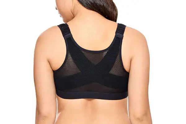 DELIMIRA - Sujetador Corrector de Postura con Soporte de Espalda en X para Mujer