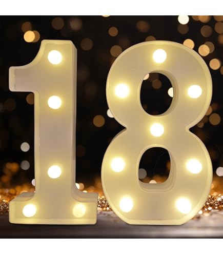Numeri illuminati for tendone, numeri grandi a led Lettere Numeri di