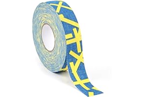 Skyzone Nastro per Bastone da Hockey,Nastro per Impugnatura per Hockey su Ghiaccio Sportivo Nastro in Tessuto Antiscivolo per Impugnatura da Badminton,palo da Golf,Racchetta da Tennis 2,5cm*25 m