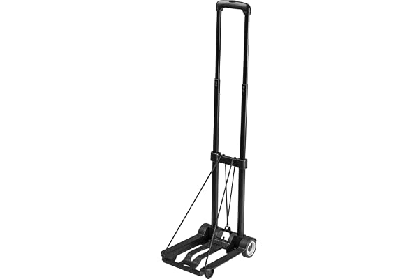 Meister 8985730 Mini Sackkarre, Svart, 45 kg Bärkraft