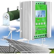Contrôleur Hybride Solaire-éolien MPPT 6000W-8000W - DC12V/24V/48V Automatique - Pour Batteries Gel/Plomb - 8