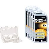 Duracell Activair Type 10 hearing aid battery, pack of 30, compatible with PR70 ZL4, extra long service life and EasyTab technology