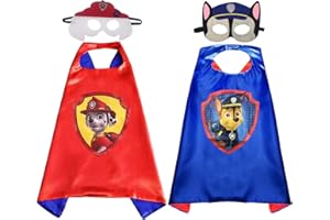Costumes pour Enfants Capes Masques de fête Miotlsy Puppy Cosplay Personnage Party Favors pour Enfants
