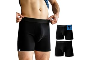 ALPIN LOACKER Merino Boxershorts Herren 2er Pack mit Coolmax-Technologie I Merinowolle Funktionsunterwäsche I Sportunterhose Herren - Atmungsaktiv, geruchsneutral & schnelltrocknend