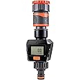 Cost Wise garden tap water flow meter,measure up to 1000l,universal hose connections,multi-size tap connection,easy to read digital readout