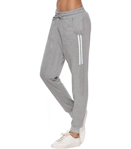 Pantalon De Jogging Femme En Polaire - Chaud, Doublé, Avec Poches, Pour L'hiver