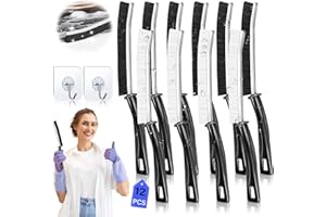 Imaicept 10 Pcs Brosse Joint Carrelage, Brosse a Joint Carrelage avec Deux Crochets, Brosse a Joint avec Poignée, Brosse Joint pour Rainure Fenetre, Salle de Bain, Toilettes, Cuisine(6 Noir + 4 Blanc)