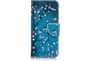 TOPHUNG Samsung Galaxy A6 Case Leather, Shockproof Premium PU Leather Notebook Wallet Case with Kickstand Function Card Holder and ID Slot Slim Flip Protective Skin Cover for Samsung Galaxy A6 Kapok