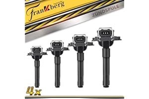 ‎FRANKBERG Frankberg 4x Zündspule Zündmodul Kompatibel mit A3 8L1 1.8T 1996-2003 A4 8D2 1.8T 1995-2000 B.o.r.a 1J2 1.8T 2000-2005 Golf IV A6 A8 A.l.h.a.m.b.r.a P.a.s.s.a.t S.h.a.r.a.n Replace# 058905101