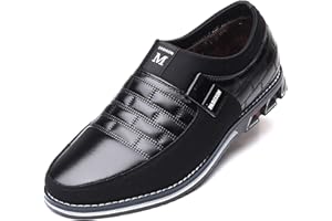 COSIDRAM Mens Casual Shoes Sneakers Slip on Loafers Comfort Fashion Walking Mocassins Business Work Dress
