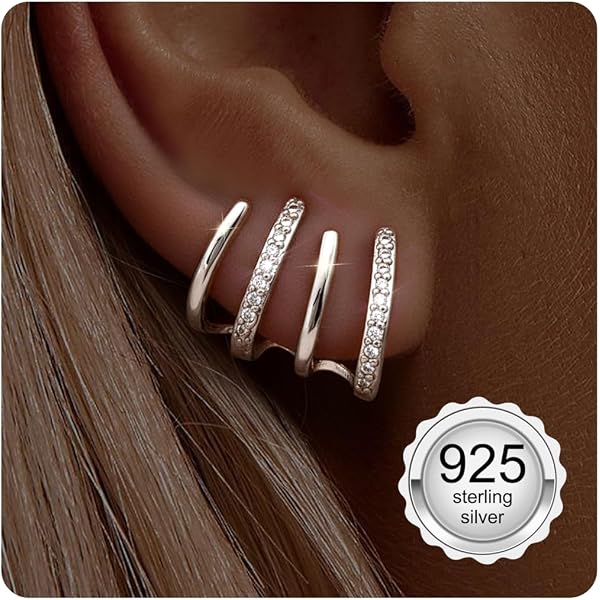 Orecchini A Perno Cartilagine Margherita 18g – Argento Sterling 925 Con Crisantemo, Chiusura A Vite Per Trago, Helix, Lobo