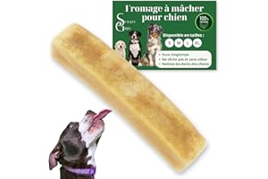 STANLEY GIBBS Friandises Naturelles au Fromage de Yak pour Chien, Chiot, Chiens Os à mâcher de l'Himalaya mastication Durable Jouet Occupation Longue durée Soin Dentaire Faible en Calories, réduit Stress, Taille L